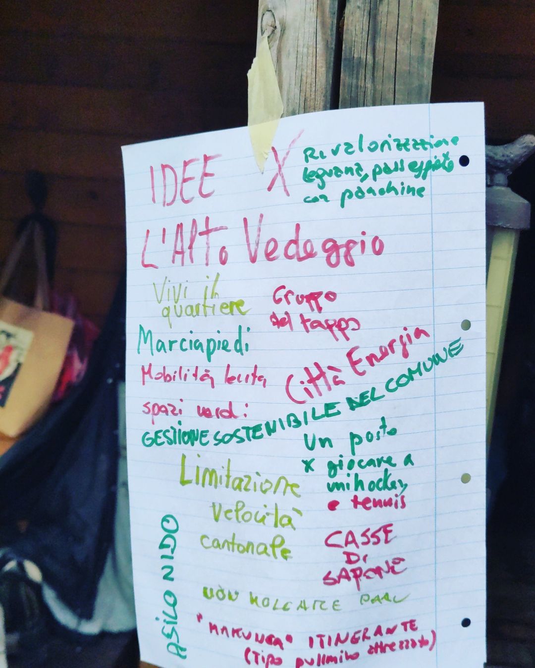 Le nostre idee per l'Alto Vedeggio